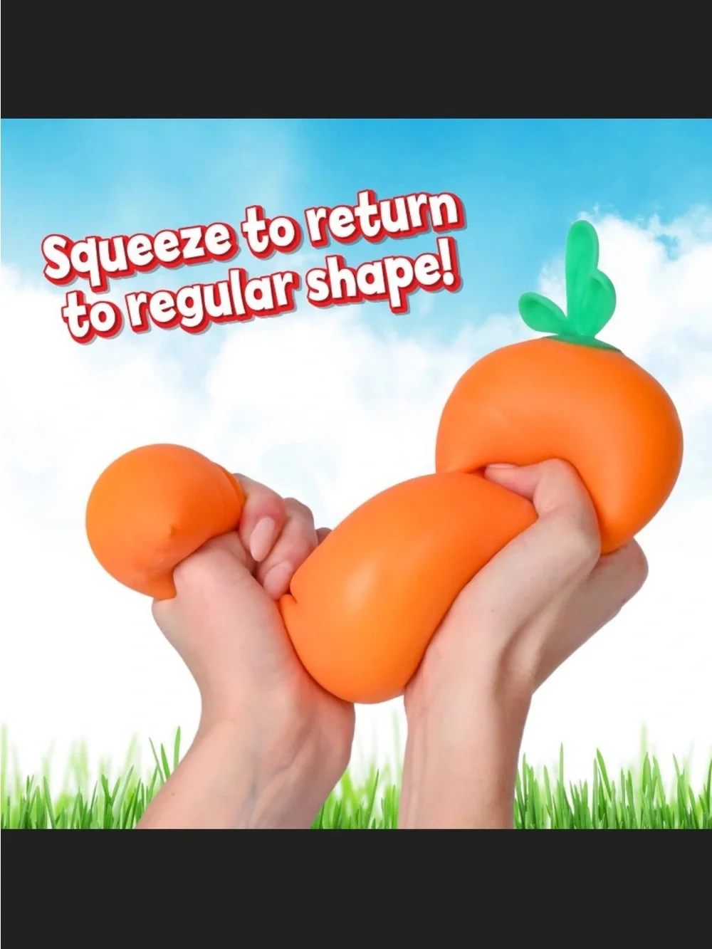 Sunny Days Squeeezy Jumbo Carrot NWT - Picture 2 of 4